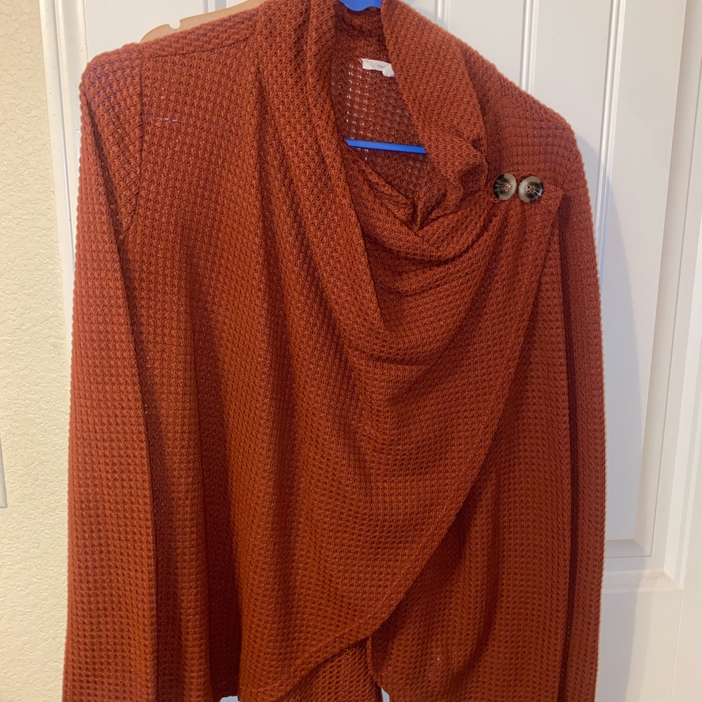 Maurices layered sweater size small